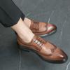 Новые мужские модельные кожаные туфли, роскошные модные свадебные туфли для жениха, мужские туфли-броги в английском стиле
