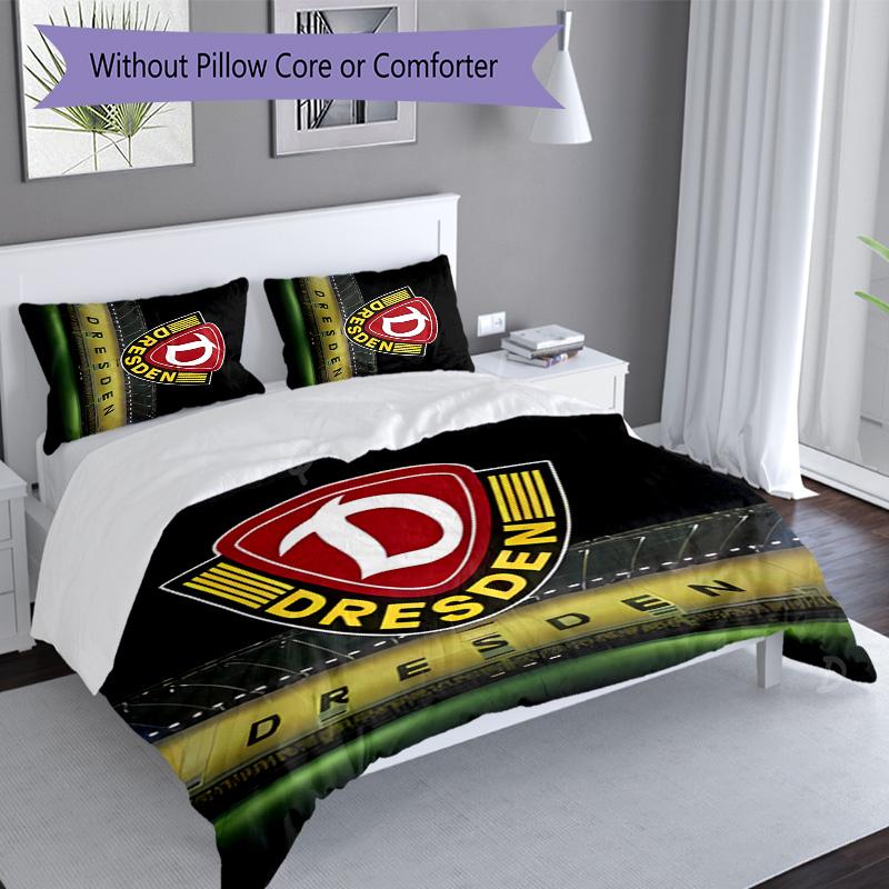 3pcs Dresden City Emblem pattern bedding set duvet cover set includes duvet cover &pillowcases, perfect all season bedroom decoration & gift
