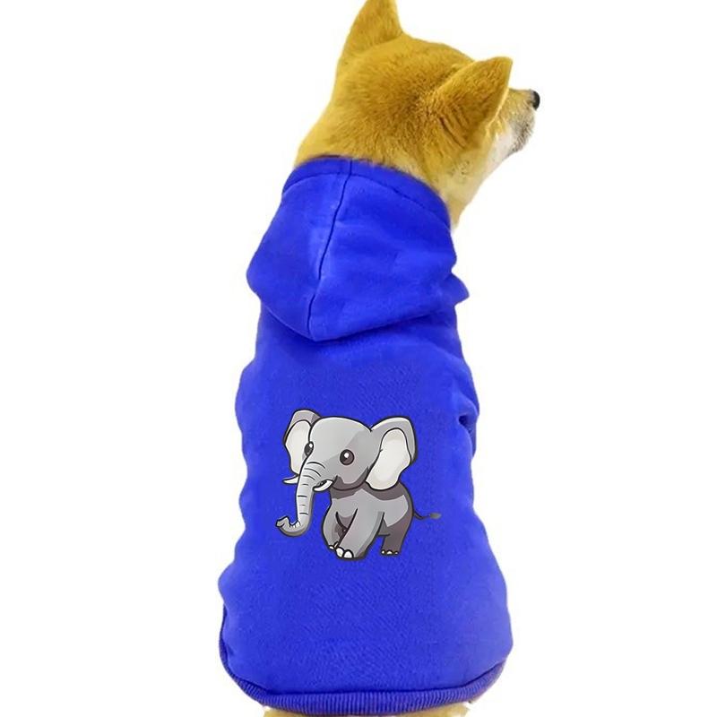 Pet Clothes Dog Dog Cat Hooded Sweatshirt Warm and Comfortable The Hat Also Has Two Cute Ears As a Decoration Cute and Exquisite