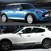 Автомобильная наклейка Гоночная боковая виниловая декоративная графика Для MINI Cooper S One JCW F55 F56 F60 R55 R56 R60 Аксессуары для экстерьера автомобиля