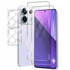 WHskyee Glass Film Camera Film для Xiaomi Redmi Note 13 Pro 5G LCD Защитные пленки 2 линзы Защитная твердость 9H Японское закаленное стекло Asahi Glass