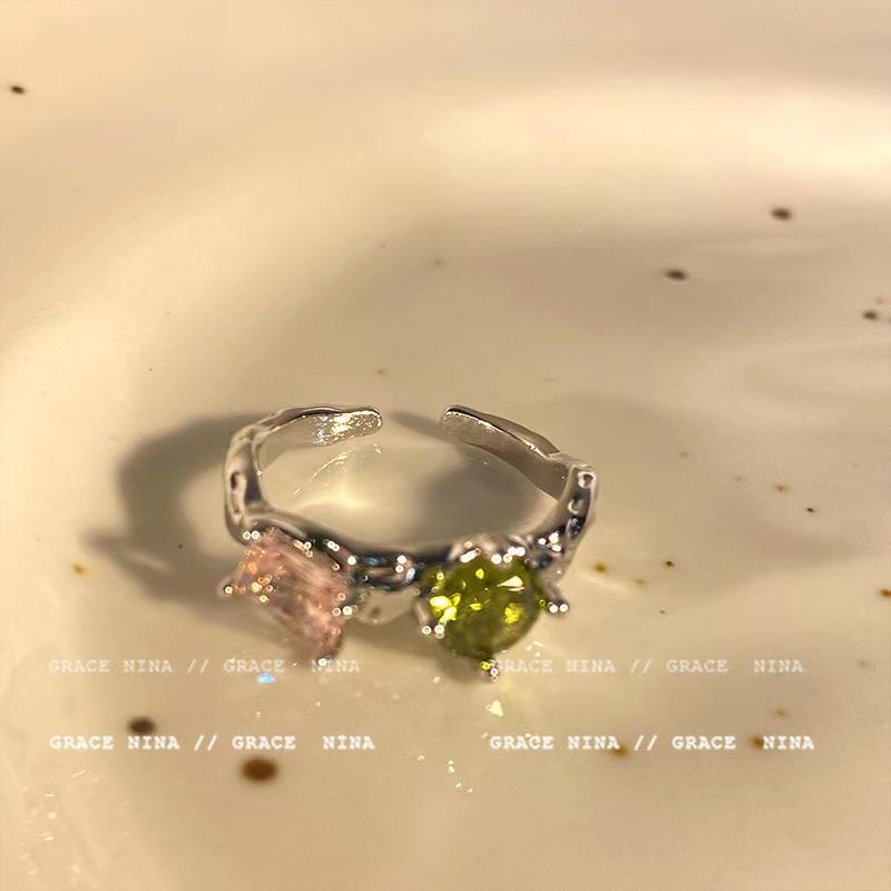 Кольца в виде бабочек и змей Niche Design: Стильный комплект ювелирных изделий класса люкс для модных девушек