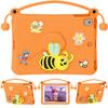 EVA Case For iPad 10.2 (2021) / (2020) / (2019) / Air 10.5 inch (2019) Bee Style Kickstand Tablet Cover with Carry Handle