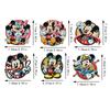 6 шт. Серия Микки Алмазная мозаика Магнит на холодильник Алмазная живопись Магнит на холодильник DIY Наклейки на холодильник для холодильника Белые доски