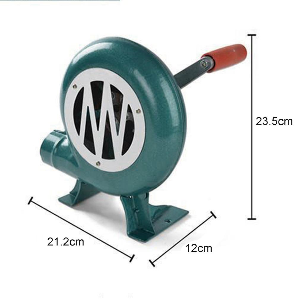 200 Вт Портативный воздуходув Ручной вентилятор Печь Инструмент с ручным приводом Используется для уличного воздуходува Железная шестерня Ручной гриль Розжигатель огня