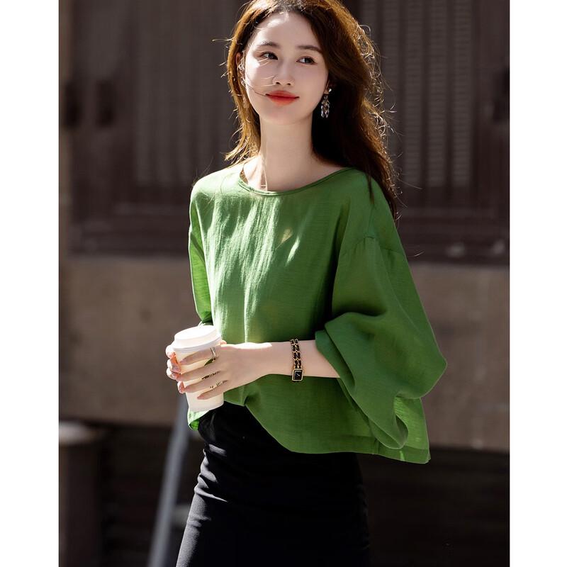 Летняя блузка DeMana из ацетатно-льняной смеси