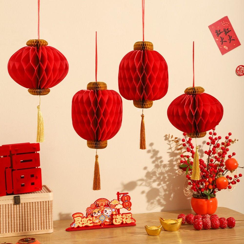 Traditional Chinese New Year Lanterns Blessing Spring Festival Supplies  New Year Gift