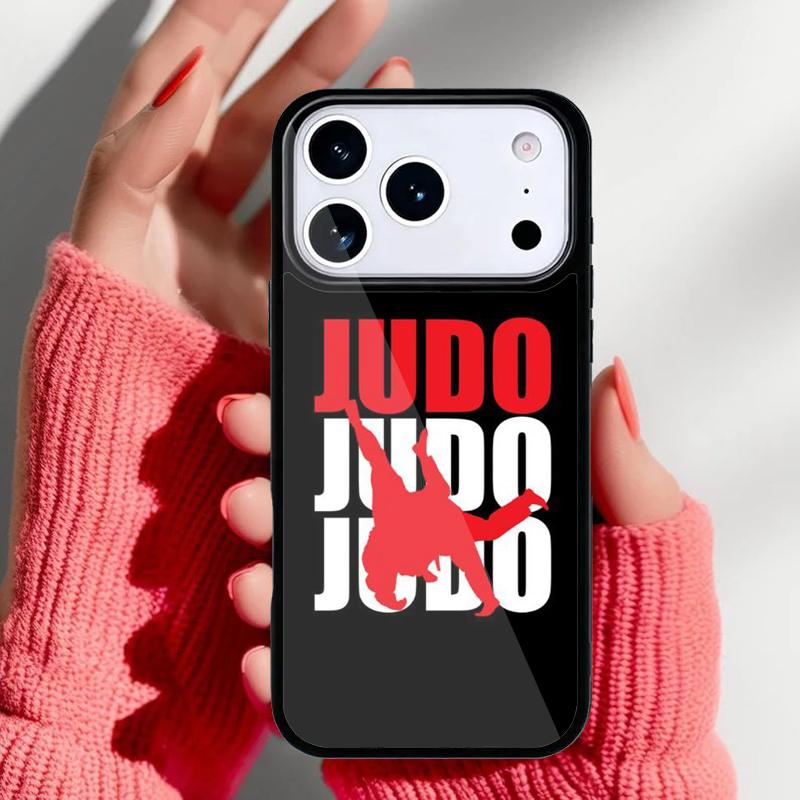 Чехол для телефона Judo для iPhone 17 16 15 14 13 Pro Max Задняя крышка для 12 11 Pro Coque