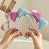 Girls Head Band Beautiful Flexible Anti-break Girls Hair Band Adorable Cat Ear Princess Hair Headband Girls Hair Hoop Headwear