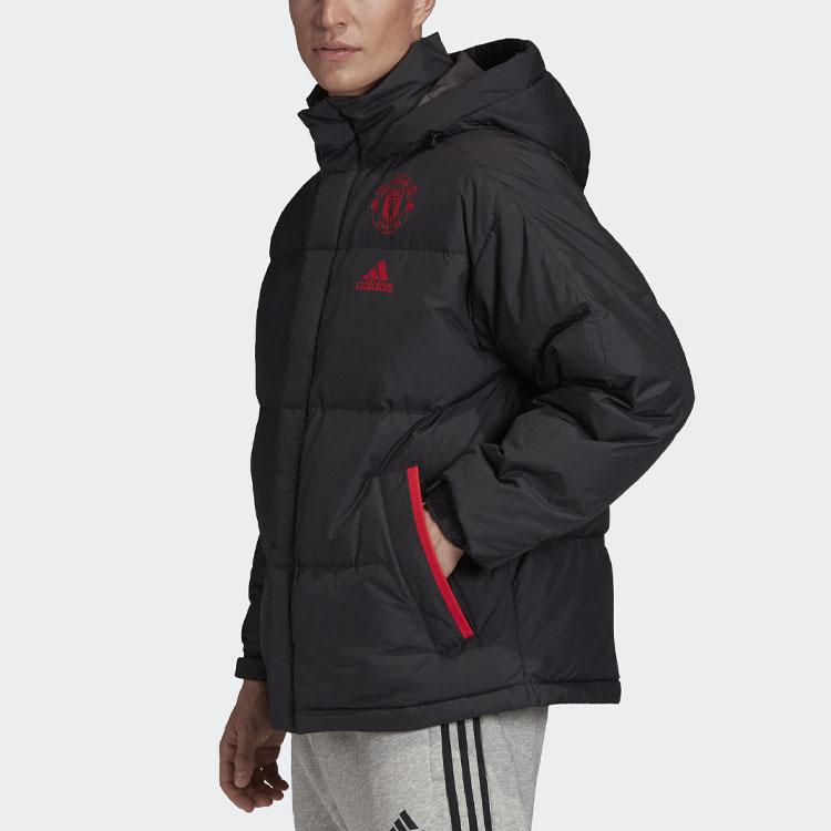 Adidas Манчестер Юнайтед SSP Пуховик Мужская Верхняя одежда Черный FP8435