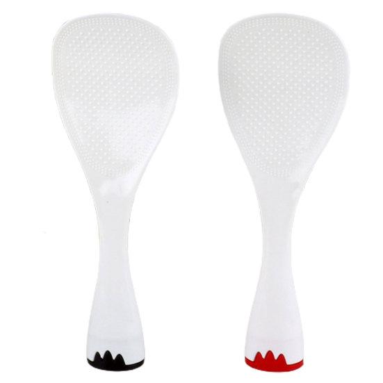 Лопатка для риса Термостойкая Защита от ожогов Зернистый дизайн Экономия труда Самостоящая Пластиковая лопатка для риса для кухни