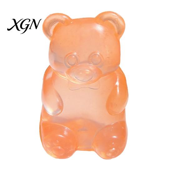Anxiety Relief Toy Clear Bear Squeeze Stress Shape TPR Sugar Ball Sensory Soft Stretchy Decompression Fidget