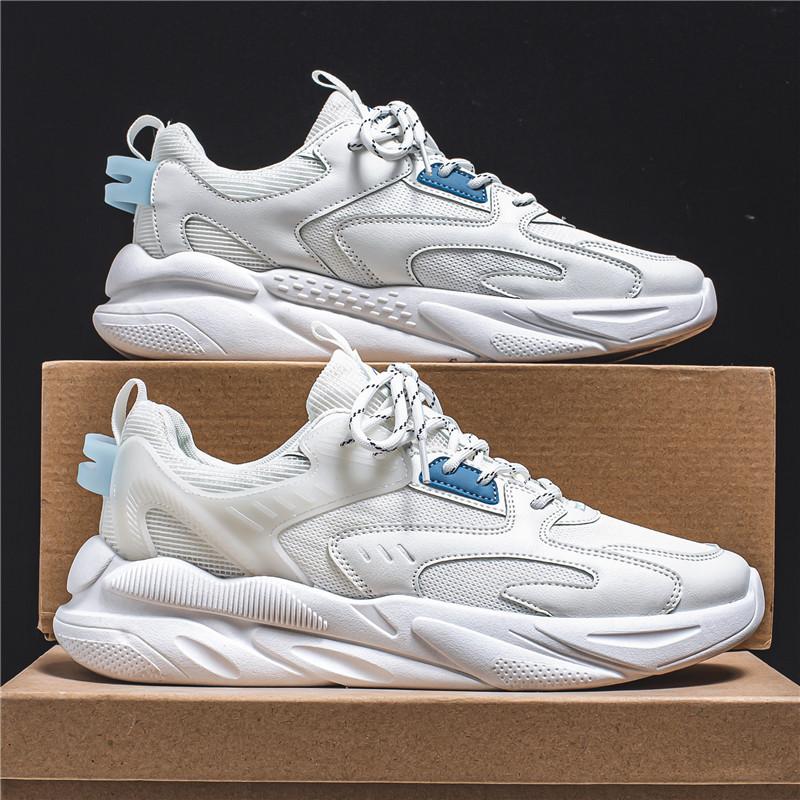 Модная мужская обувь 2024 Осень Трендовая мужская дышащая обувь на мягкой подошве, повседневная обувь для папы, мужская универсальная обувь Ins с высокой эстетикой