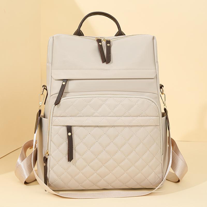 Ромбовидная вышивка рюкзак женский рюкзак большой емкости водоотталкивающий дорожный рюкзак