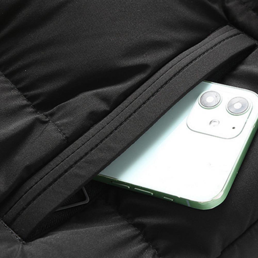 Мужская осенняя утепленная хлопковая безрукавка, жилет, куртка, пальто, мужская зимняя теплая съемная шапка, верхняя одежда, жилет, жилет с капюшоном, куртка мужская