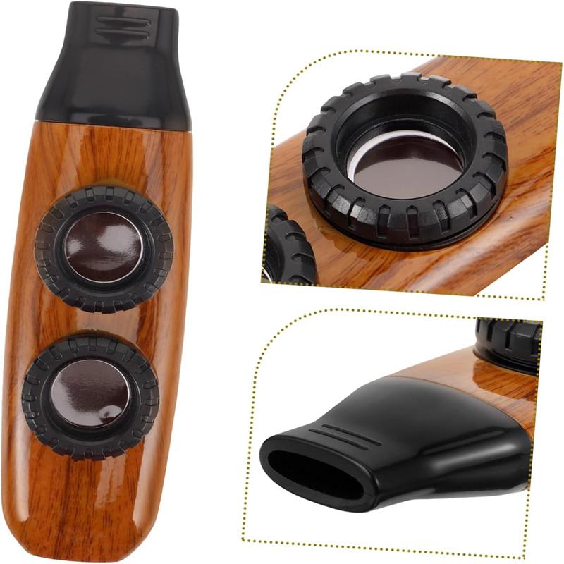 Музыкальный инструмент Казу с двумя отверстиями, Легкий Прочный Зернистый Дизайн, Практический Казу для Аккомпанемента Гитаре Укулеле