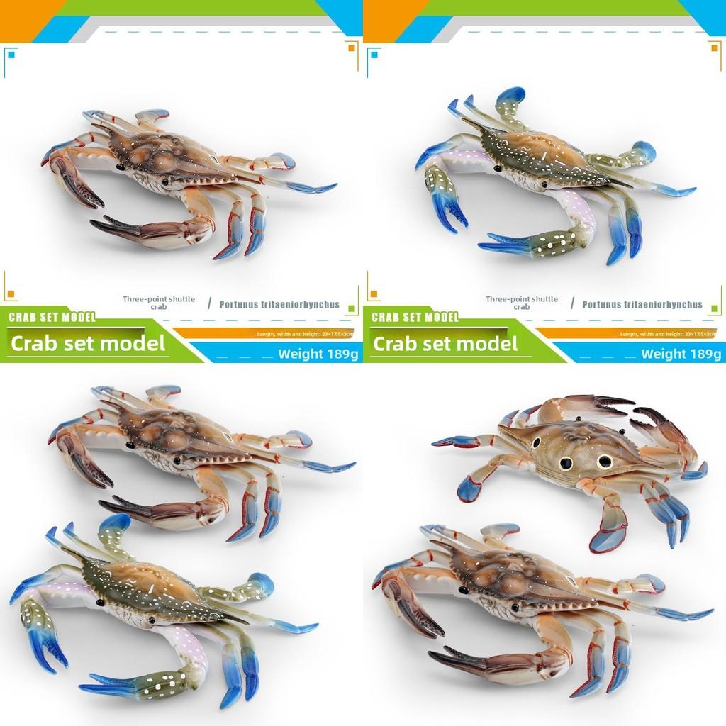 ПВХ Модель Морского Животного Большой Краб Декор для Аквариума для Дома и Офиса