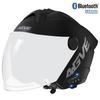 3C Certified Motorcycle Half Helmet Bluetooth Dual Visor Men Women Commuter Scooter