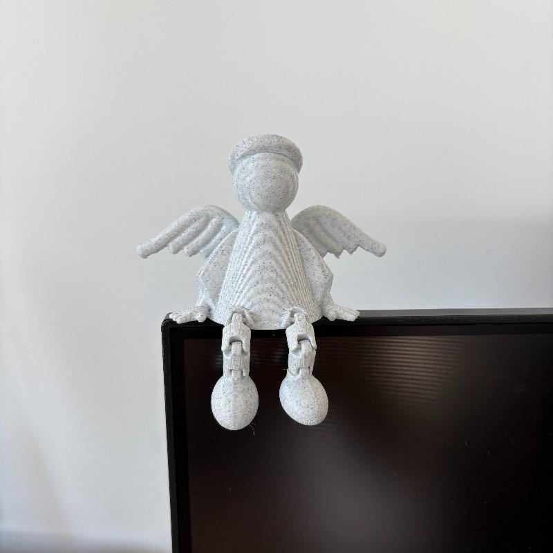 Креативная 3D-печатная скульптура ангела, шарнирная фигурка-кукла для сада, дома, настольные украшения, поделки