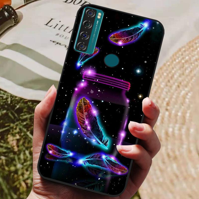 For TCL 20 SE Case Soft Silicone Phone Back Cover For TCL 20 SE TCL20SE TCL20 20SE Cases Coque for TCL 20SE Fundas bumper Shell