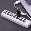 Высокоскоростной USB 2.0 хаб-разветвитель для ноутбука, настольного компьютера, мыши, клавиатуры и U-диска