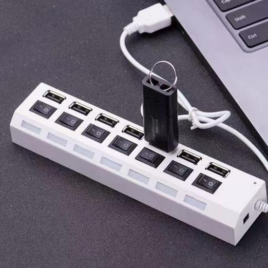 Высокоскоростной USB 2.0 хаб-разветвитель для ноутбука, настольного компьютера, мыши, клавиатуры и U-диска