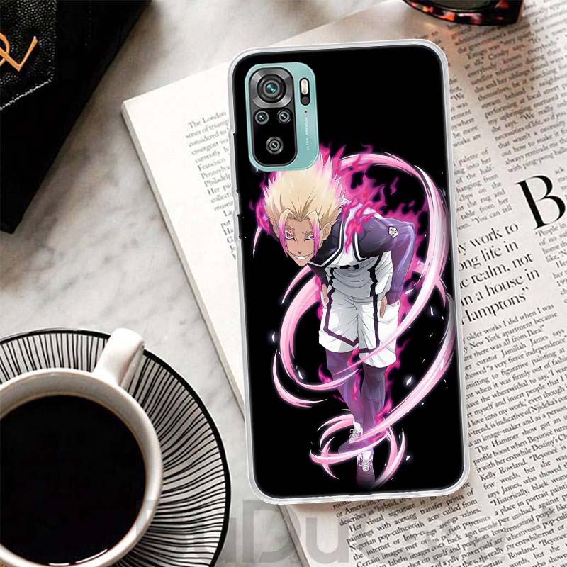 Чехол Blue Lock Shidou Ryusei для Xiaomi Redmi Note 14 13 12S 12 11 Pro Plus Чехол для телефона 11S 10S 10 11E 11T + 9S 9 Печать Coque