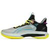 Li Ning Comfortable Shock Absorbing Non-Slip Durable Low-Top Basketball Shoes Men Sneaker Gray Black ABPR069-6