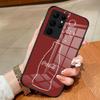 Чехол для телефона A-coca-ES C-colaES для Samsung S26 S25 Edge Ultra 23 22 21 20 Ultra Plus S24 Fe Стеклянная крышка