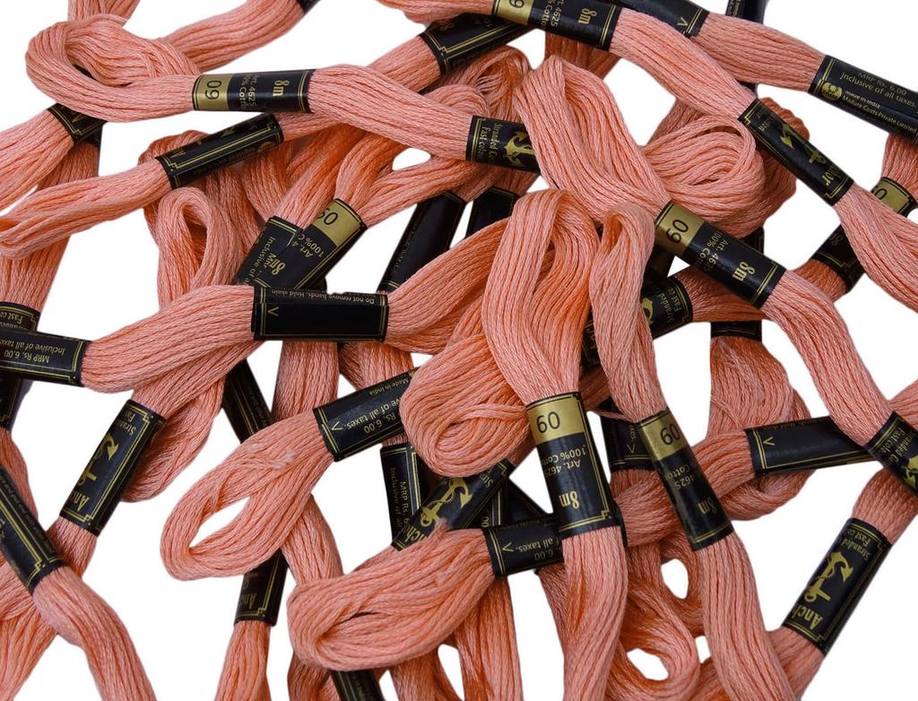 IBA Indianbeautifulart Твердые ручные стежки Швейные мотки Многожильные хлопчатобумажные нитки для вышивания
