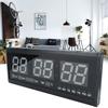 Led Wall Clock Green Digital Large Big Jumbo LED Wall Timer Clock With Calendar Temperat