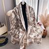 Cream Sweet Wind Cat Imitation Cashmere Scarf Female Korean Version Versatile Cute Student Scarf Shawl Outside