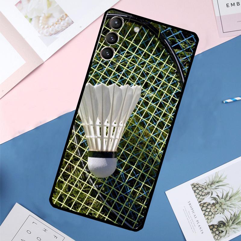 Badminton Sport Case For Samsung Galaxy S24 Ultra S20 S21 S22 S23 S25 Ultra S9 S10 Plus S25 FE Back Cover
