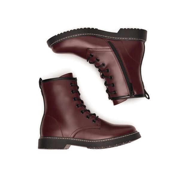 Jenny Fairy WS2696-02 Burgundy Ankle Boots