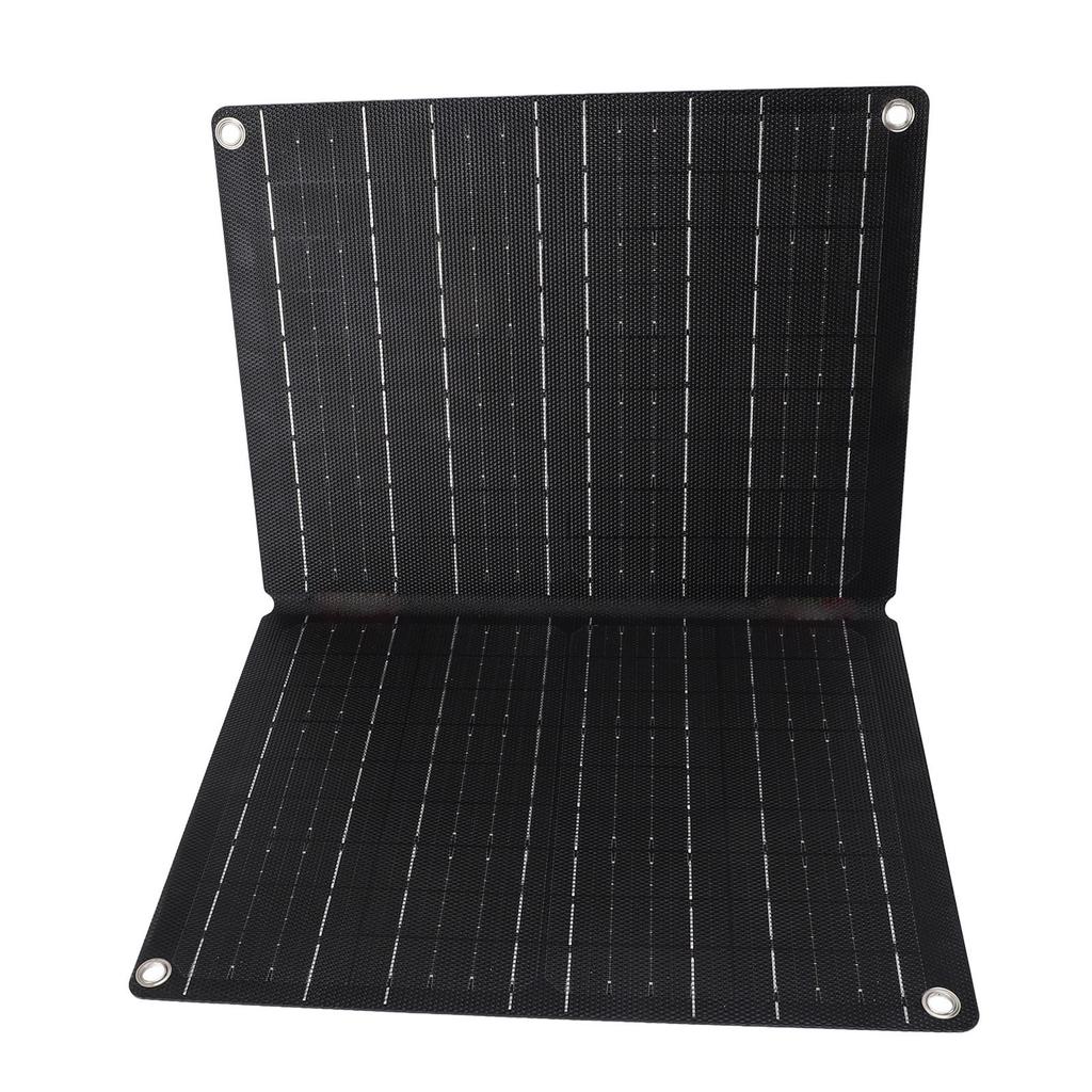 Складная солнечная панель ETFE с контроллером 60A OBD Plug Set 60W Dual USB 12V IP68 Водонепроницаемый для