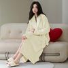 Thickened flannel red pajamas pajamas wedding couple suit autumn and winter coral fleece men's and women's loungewear