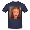 Unisex Fun Disgusting Doll Face Meme T Shirt Streetwear Oversized Oneck Cotton Sleeve Custom Unisex Clothing