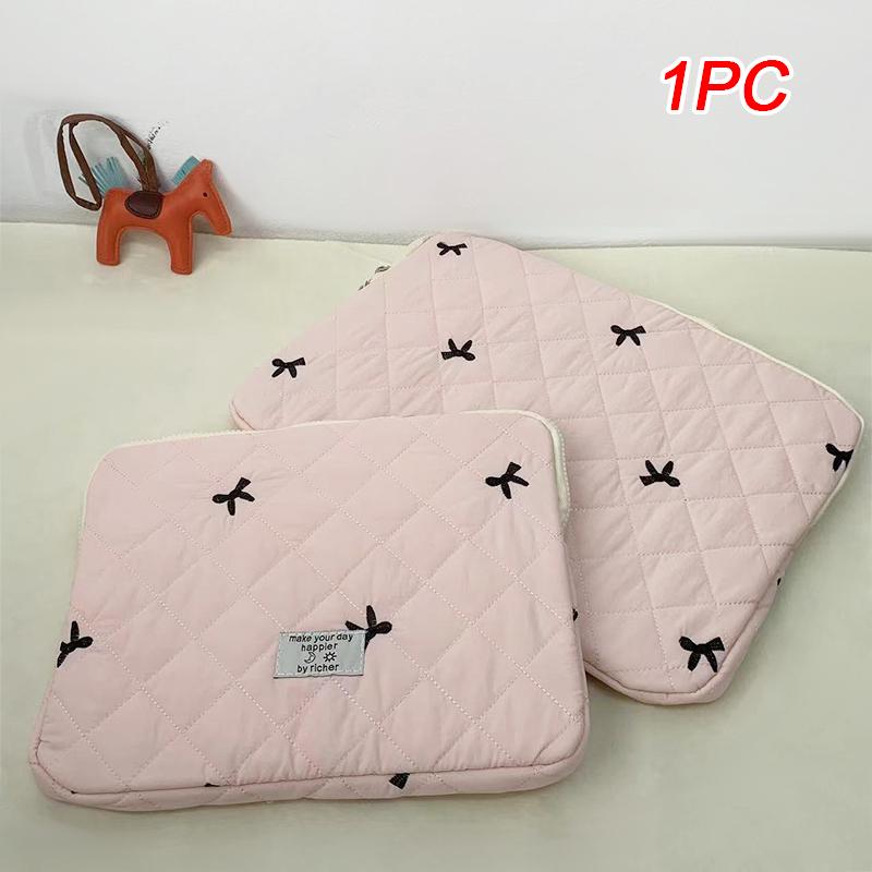 1 шт. вышитый милый бант для ноутбука, планшета, внутренняя сумка, корейский стиль для девочек, многоцветный ноутбук