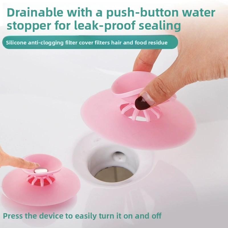 Filtro de drenaje para fregadero, tapón de desagüe anti-obstrucción para baño y cocina