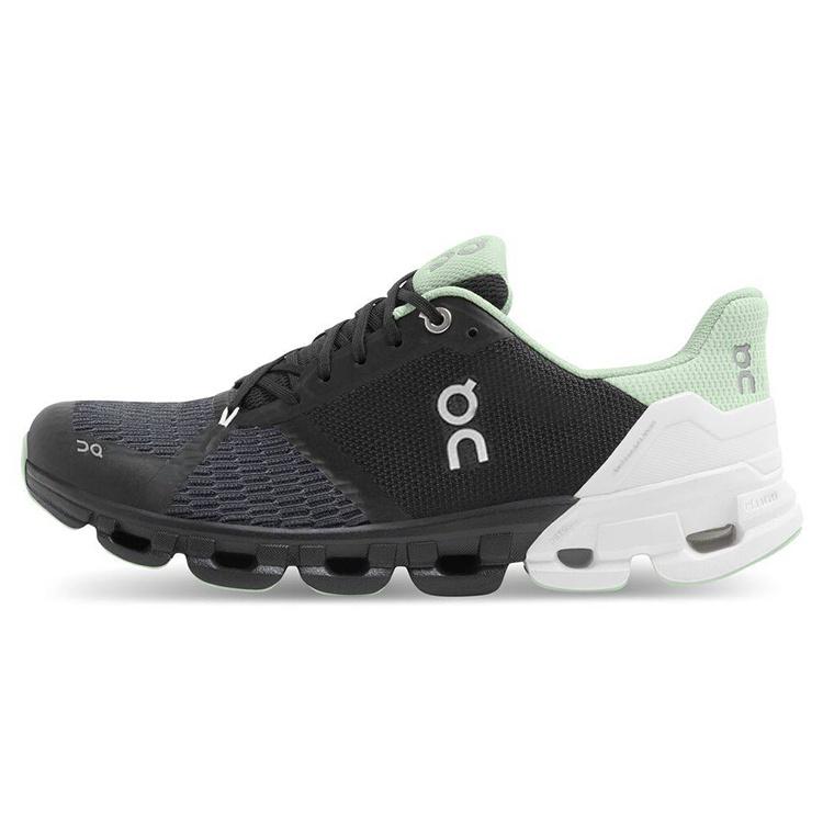 (WMNS) On Running Cloudflyer 'Black White Green' Women's 21.99627
