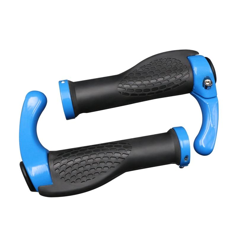 Велосипедные ручки Эргономичные интегрированные ручки для горного велосипеда Двусторонние фиксируемые ручки для руля Нескользящие резиновые велосипедные фиксирующиеся концы Части