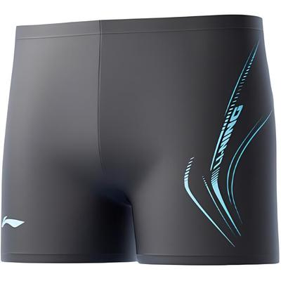 Li Ning Спортивные Повседневные Минималистичные Плавки Мужская одежда для плавания Черный LSKW032-1