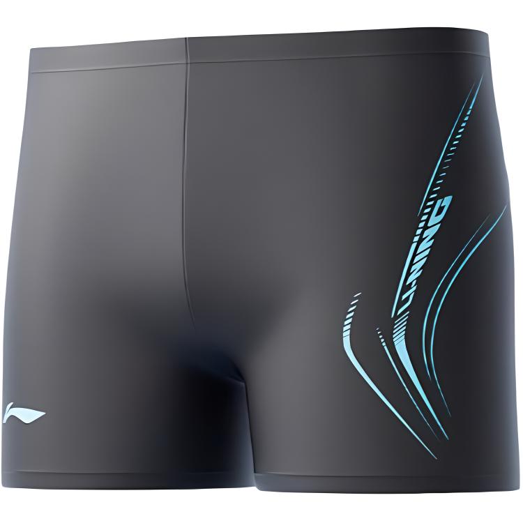 Li Ning Спортивные Повседневные Минималистичные Плавки Мужская одежда для плавания Черный LSKW032-1