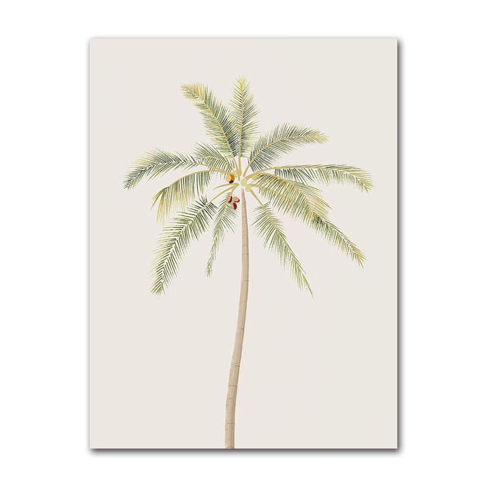 Minimalist Beach Ocean Floral Wall Art, Sailboat Canvas Painting, Pool Posters & Prints, Pictures for Living Room Decor