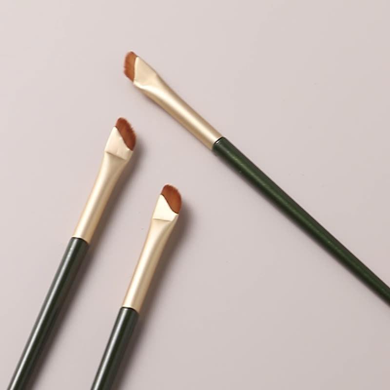 Upgrade Eyeliner Eyeliner Eyebrow Brush Slanting Flat Sickle Blade Eyeliner Brushes Wool Fiber Eye Brow Contour Professional Makeup Tools