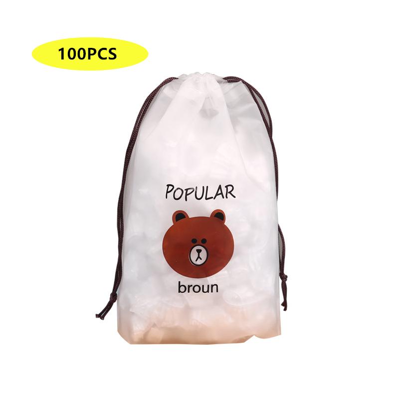 Одноразовая крышка для хранения продуктов Многоразовые эластичные чехлы для свежих продуктов Эластичная пленка Чаша Блюдо Крышка для еды Сумки для хранения свежих продуктов Шапочка для душа