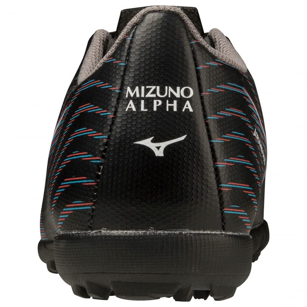 Mizuno Alpha SELECT Jr AS Футбольные для юниоров Черный x Зажигательный красный x Размер 3E Обувь, Легкая, Мужская, Синий, 24,0 см,