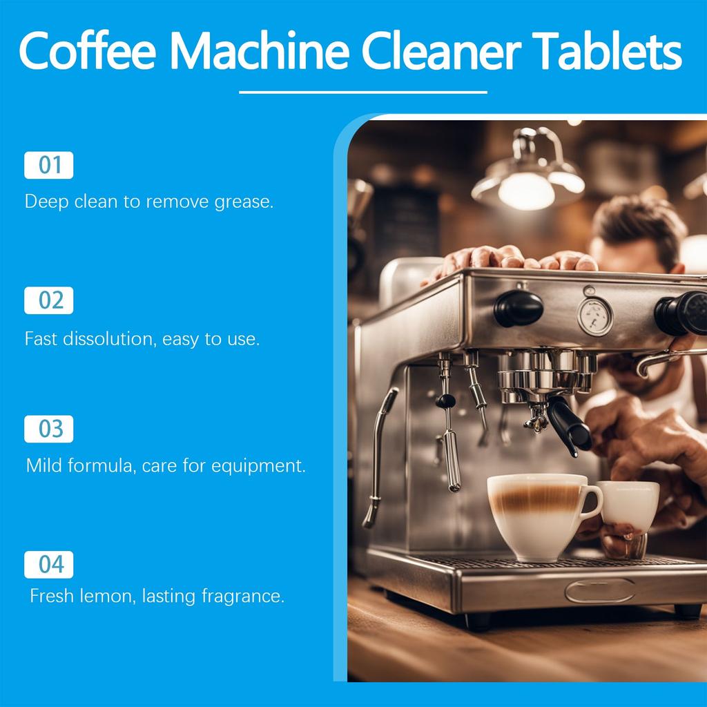 Coffee Machine Descaling Cleaning Tablets Efficient Decontamination And Descaling Maintenance Clean Effervescent Tablets