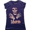 Misfits Womens/Ladies Hands Cotton T-Shirt