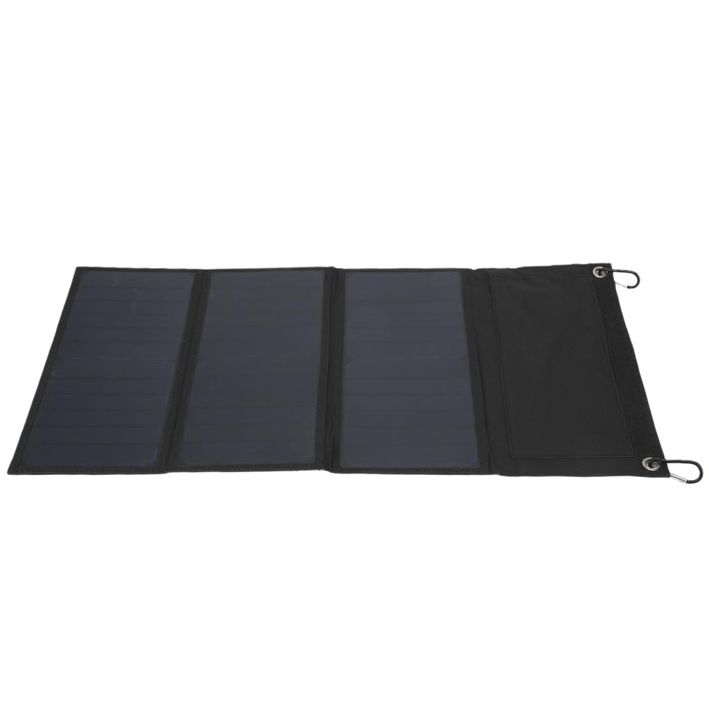 21W Monocrystalline Solar Panel Cell Foldable Dual USB Output Charging Supplies for Outdoors
